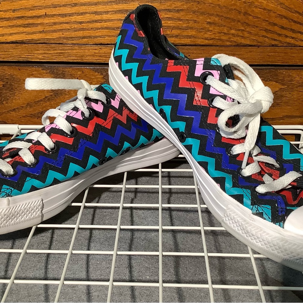 Colorful Zigzag Sneakers